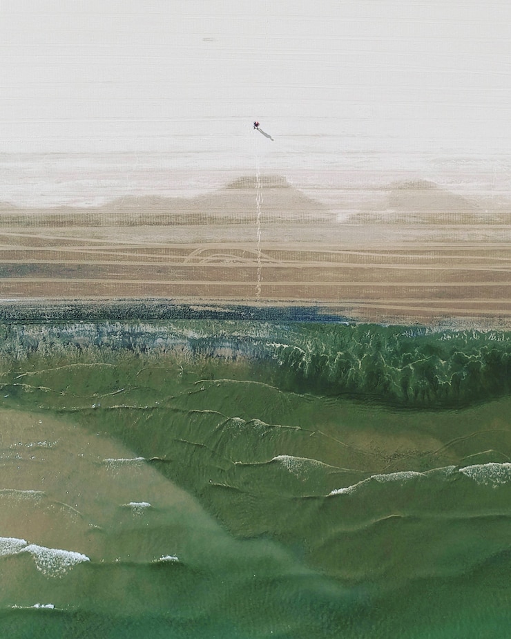 Foto grátis lake ontario drone