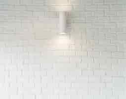 Foto grátis lâmpada na parede branca