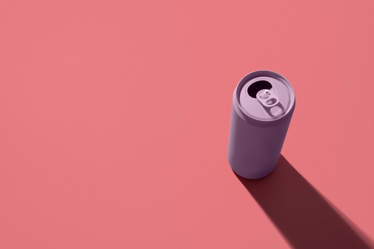 lata de alumínio reciclada