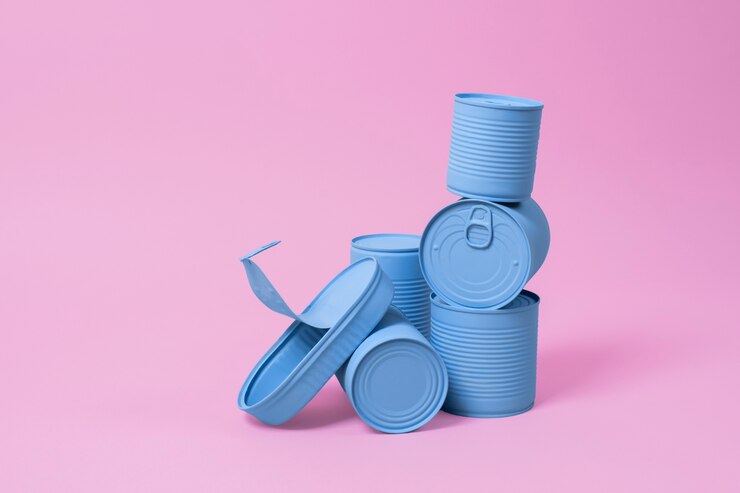latas de alumínio recicladas