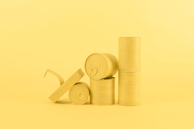 latas de alumínio recicladas