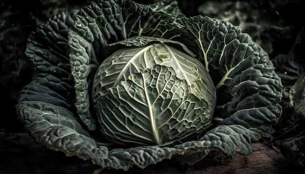 Foto grátis legumes frescos cultivados em fazenda orgânica gerada por ia