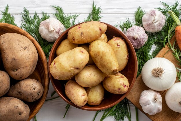 Legumes orgânicos de close-up