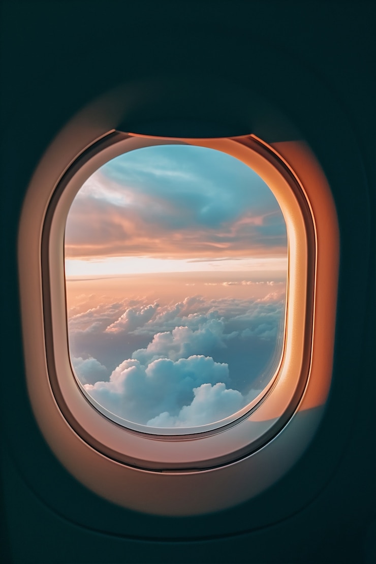 Foto grátis limpe o interior do avião