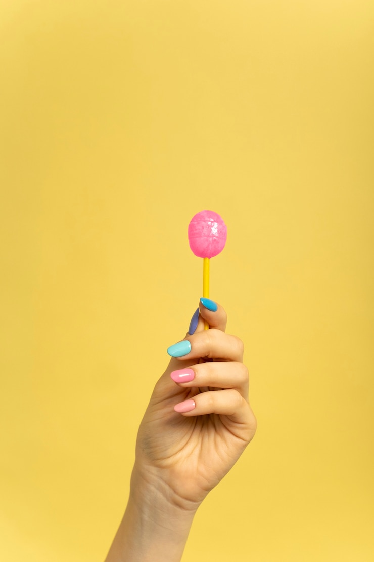 Foto grátis linda apresentação de nail art