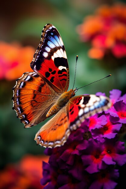Linda borboleta na natureza