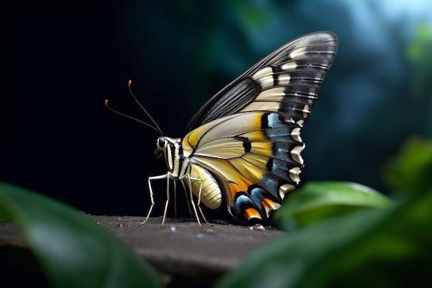 Linda borboleta na natureza
