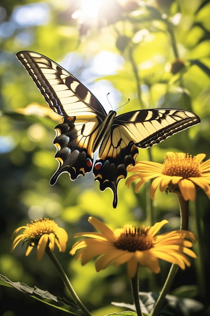 Foto grátis linda borboleta na natureza