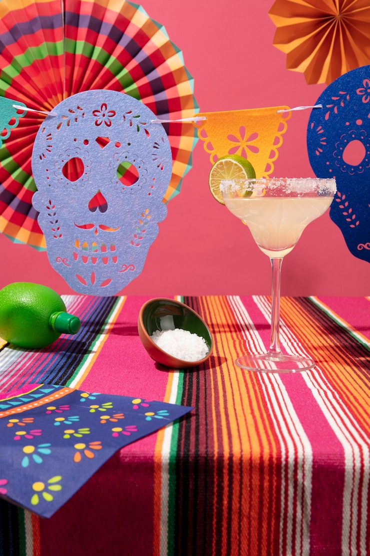 Foto grátis linda decoração de festa mexicana