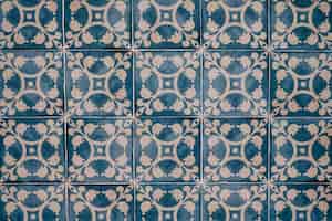 Foto grátis linda parede de azulejos marroquinos para o fundo