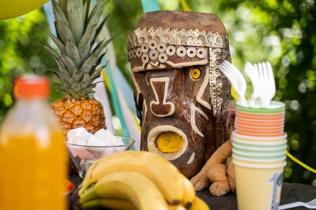 Foto grátis lindas decorações de festa na selva