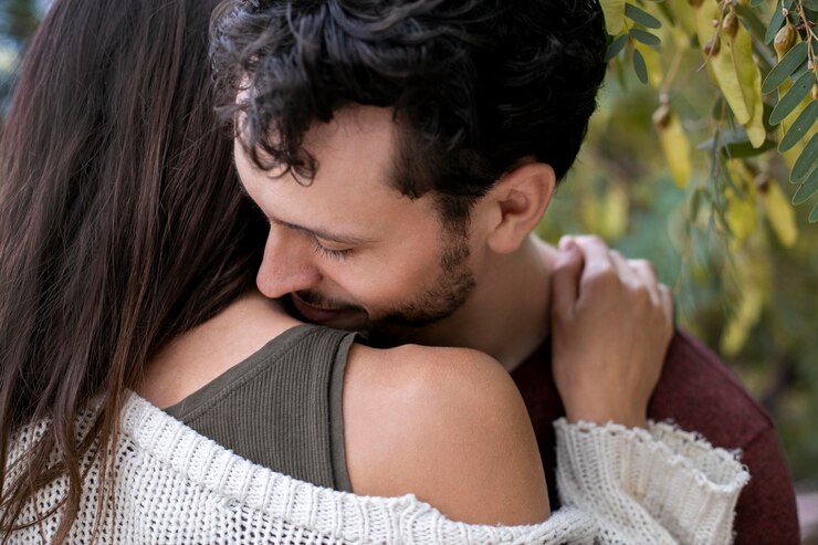 Foto grátis lindo casal passando um tempo junto