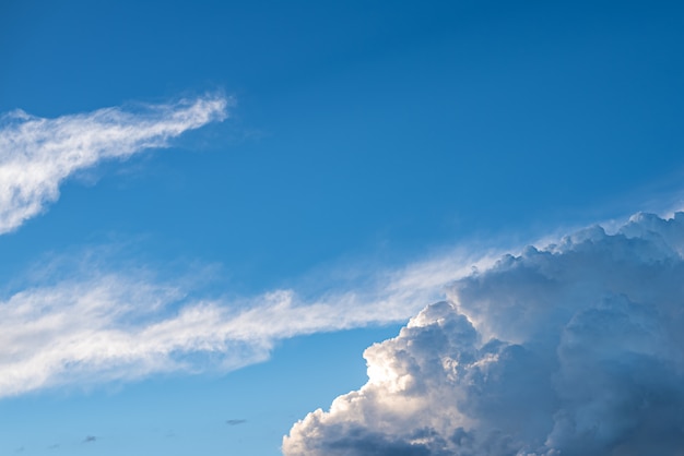 Lindo céu com nuvens