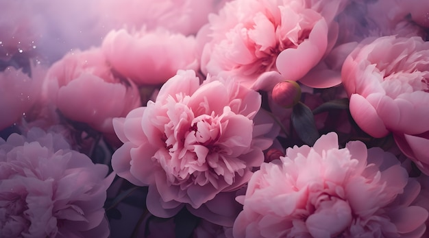 Foto grátis lindo papel de parede com flores cor de rosa