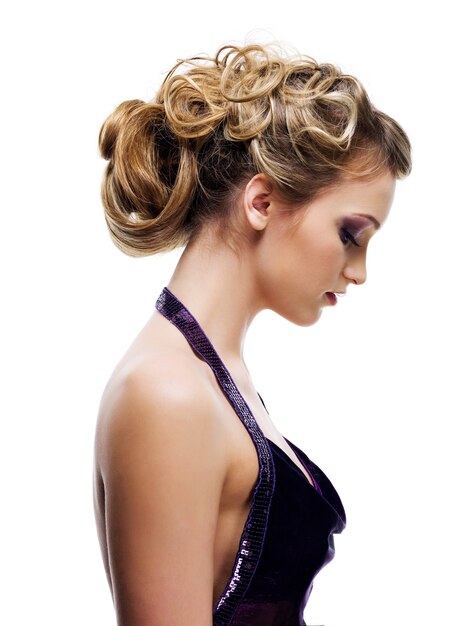 Lindo penteado cacheado