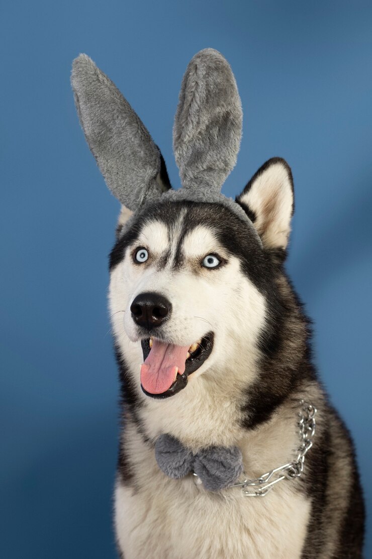 Foto grátis lindo retrato de animal de estimação isolado