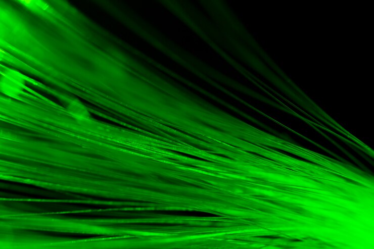 Foto grátis lindos detalhes de fibra ótica