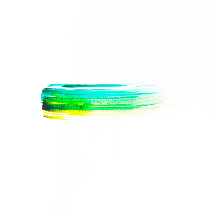 Foto grátis linha azul-verde e amarela