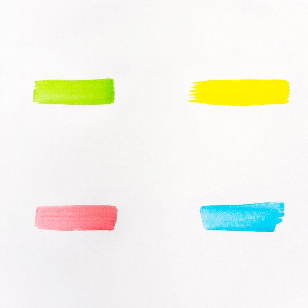 Linha pintada em aquarela coleção pintada