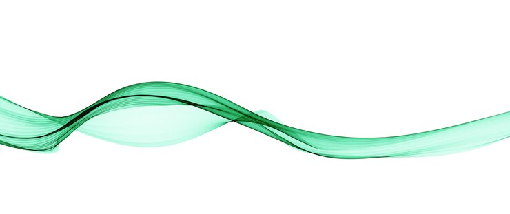 Foto grátis linhas de onda suave verde abstrato