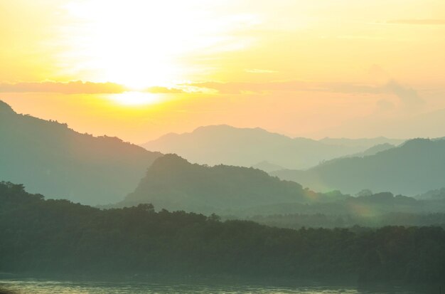 Luang prabang vista de cima, laos