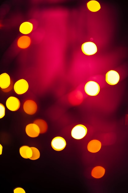 Luzes no fundo vermelho e preto