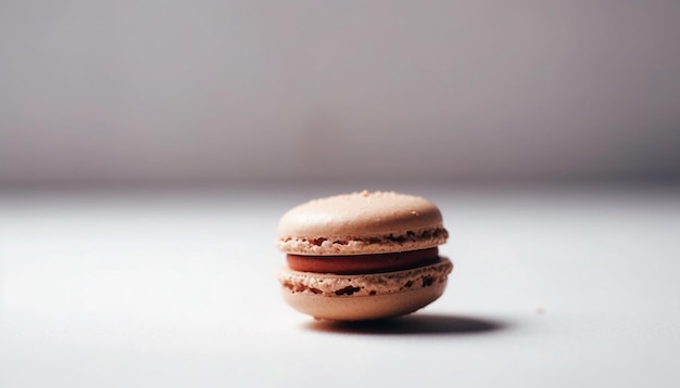 Macaroon francês empilha um doce presente de indulgência gerado por IA