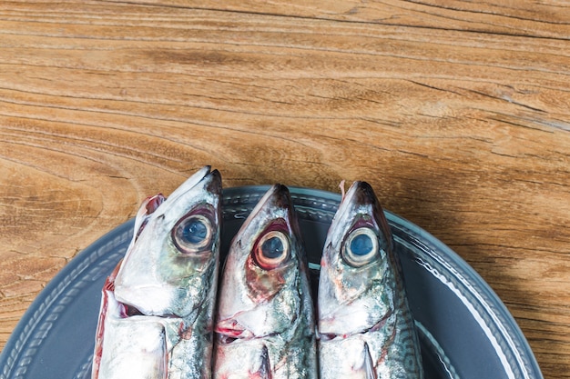 Foto grátis macarrão de peixe fresco