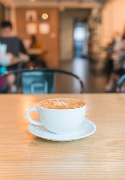 Macchiato de caramelo quente