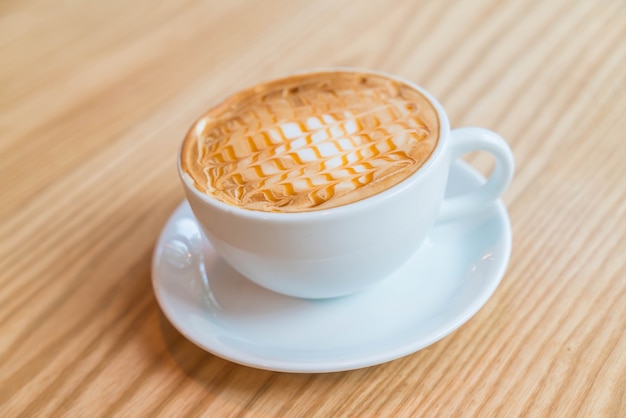 Macchiato de caramelo quente