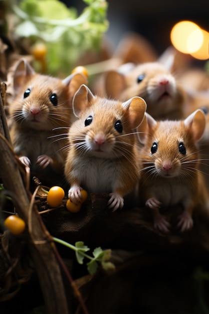 Foto grátis maldade de ratos selvagens