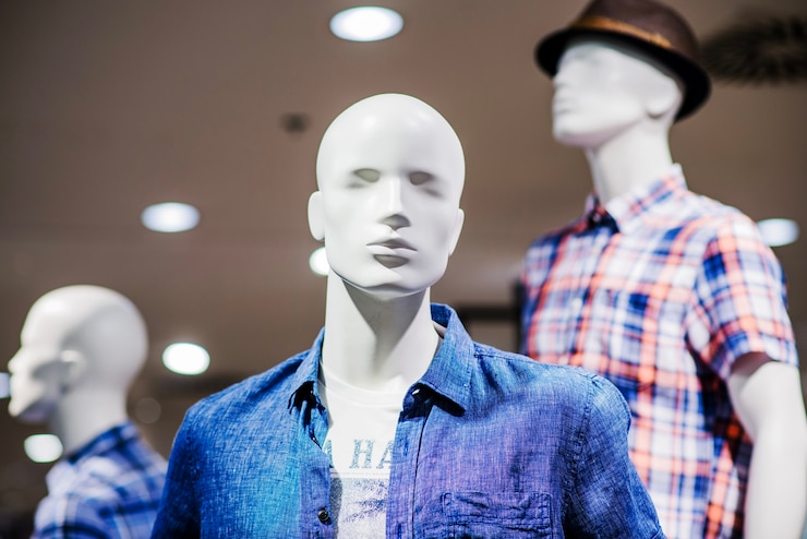 Foto grátis manequim em roupa masculina