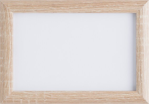 Maquete de moldura de madeira minimalista