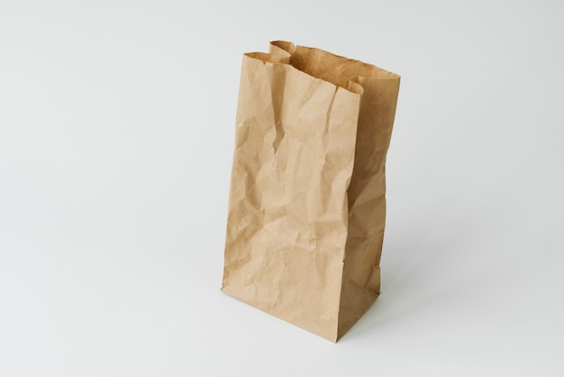 Maquete de saco de papel Foto Premium