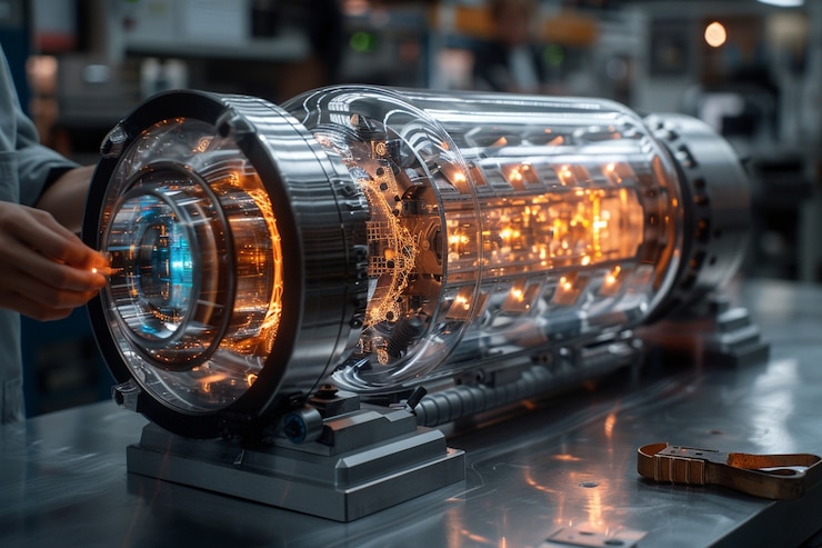 Foto grátis máquina do tempo futurista