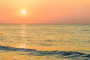 Foto grátis mar do nascer do sol