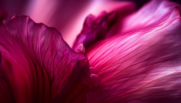 Margarida rosa suave incorpora elegância na natureza gerada por ia