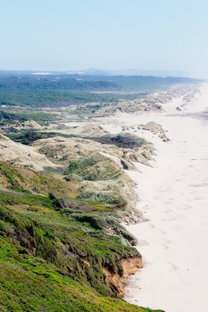margem da área de recreação nacional das dunas de Oregon