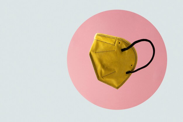 Máscara flutuante para proteção da saúde