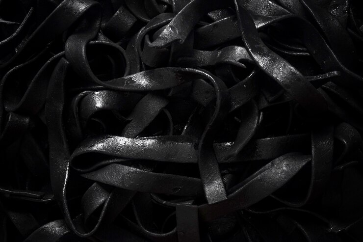 Foto grátis massas tagliatelle escuro italiano close-up