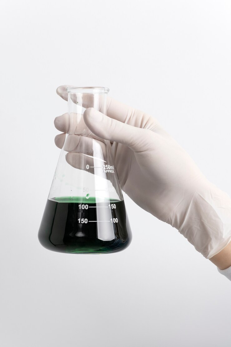 Foto grátis médico de laboratório realizando exame médico de urina