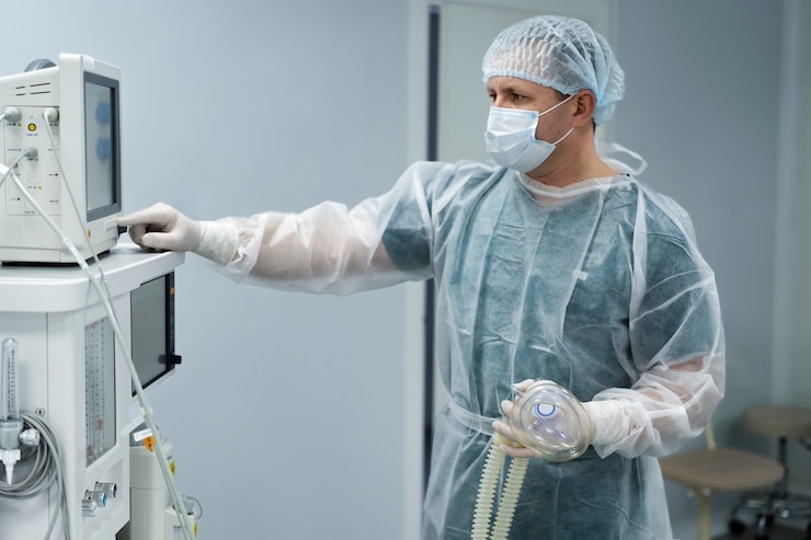 Foto grátis médico monitorando o pulso do paciente