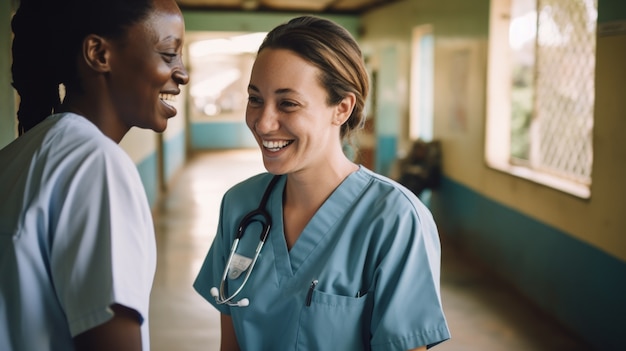 Foto grátis médico realizando um exame médico no paciente