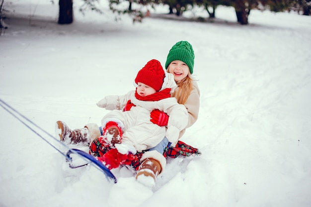 Menina bonitinha em winter park