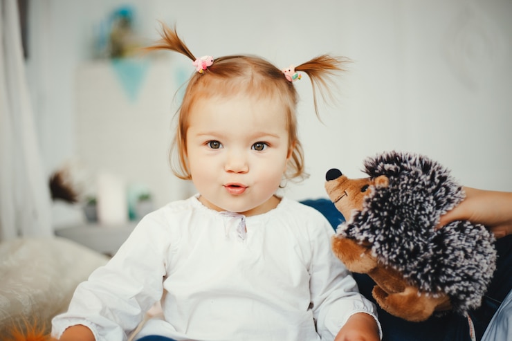 Foto grátis menina em casa