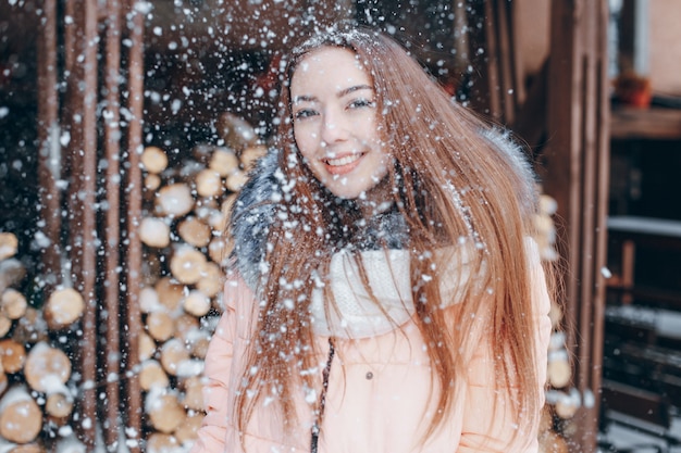 Foto grátis menina no inverno