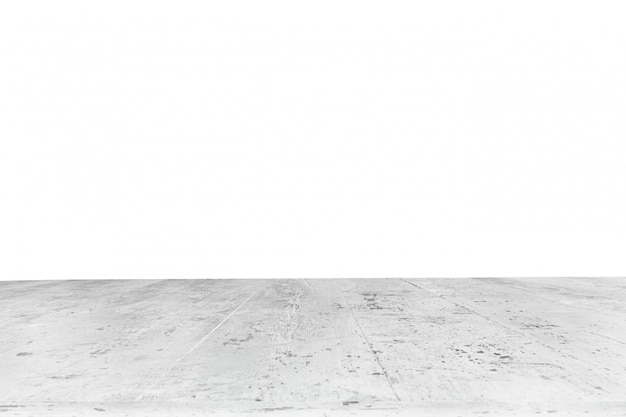 Foto grátis mesa feita com tábuas brancas sem fundo