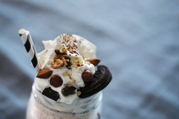 Foto grátis milkshake delicioso