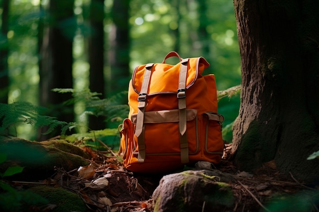 Mochila para viagens sustentáveis