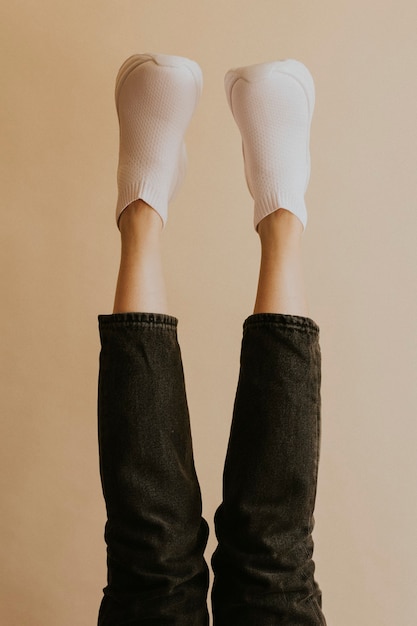 Moda feminina de tênis branco
